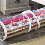 Whitmor Clear Gift Wrap Organizer