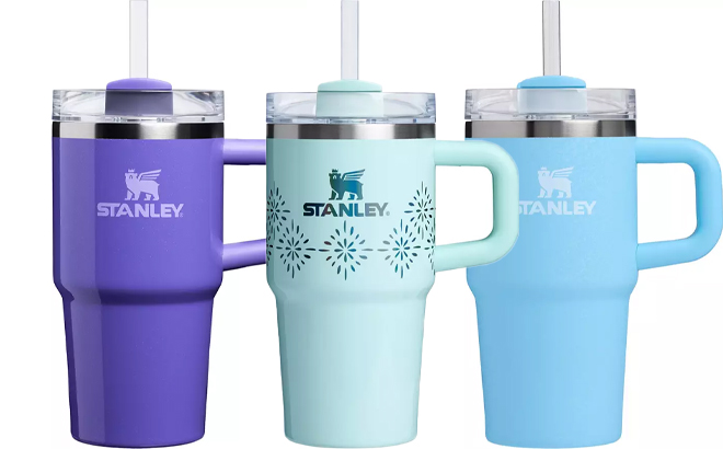 Winter Wonderland Mini Stanley 20 oz Quencher H2 0 FlowState Tumbler with Handle