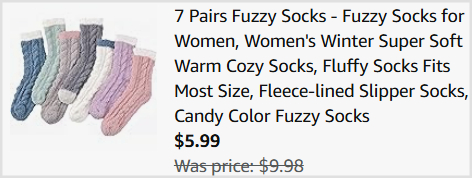 Womens Fuzzy Socks Checkout