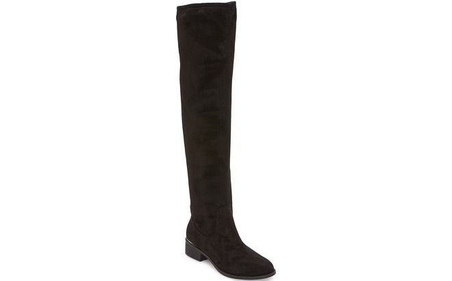 Worthington Womens Palmetto Stacked Heel Over the Knee Boot