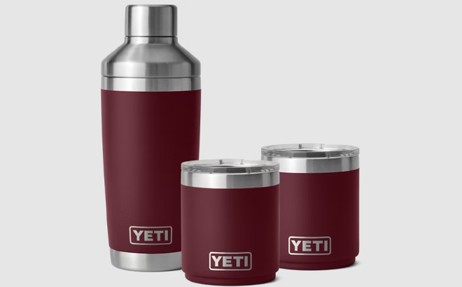 YETI The Shake Things Up Set in Burgundyjpg