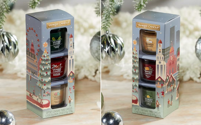 Yankee Candle Nostalgic Christmas Classics and Holiday Party Minis Gift Sets