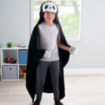 Your Zone Kids Skeleton Glow in the Dark Hooded Throw