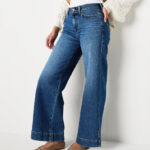 a n a Womens Denim Flare Jeans