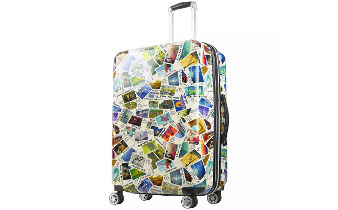 ful Disneys 100 Years Stamps Hardside Spinner Luggage