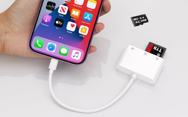 iPhone SD Card Reader