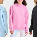 1 All In Motion Girls Fleece Hoodie Sweatshirt