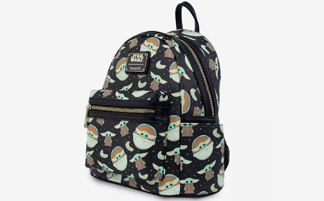 Disney Star Wars The Mandalorian Grogu Loungefly Mini Backpack