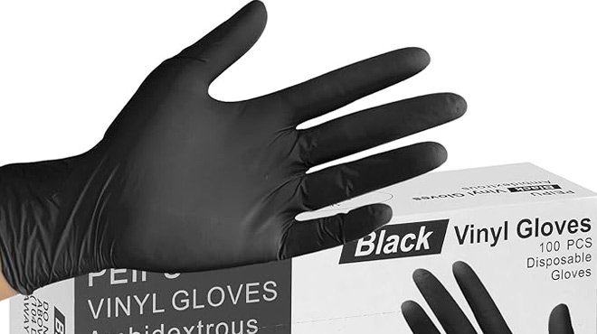 100 Piece Vinyl Disposable Gloves