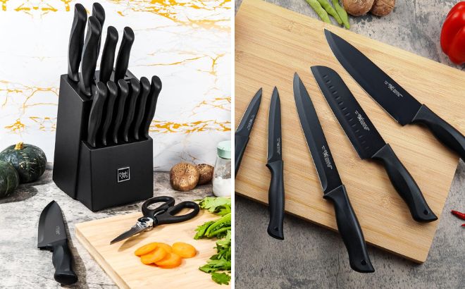 15 Piece Kitchen Knife Set