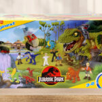 19 Piece Imaginext Jurassic World Playset Box on a Table