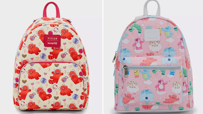 2 Loungefly Disney Mini Backpacks