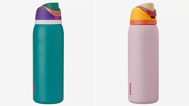 2 Owala FreeSip Stainless Steel Water Bottles