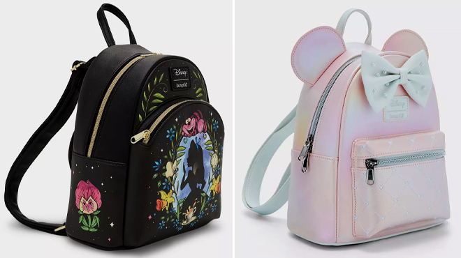 3 Loungefly Disney Mini Backpacks