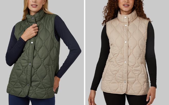 32 Degrees Womens Shield Tech Onion Quilted Vest