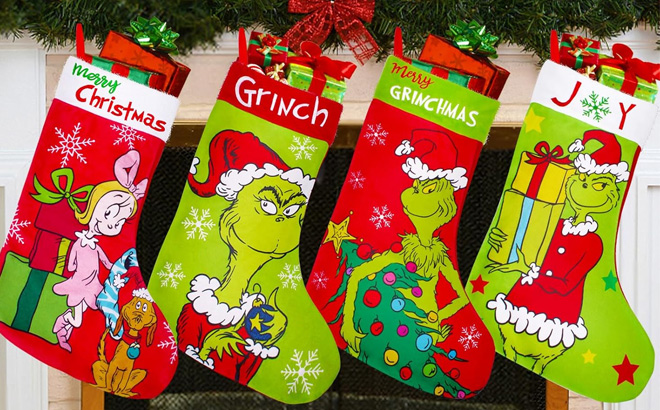 4 Pack Christmas Stockings