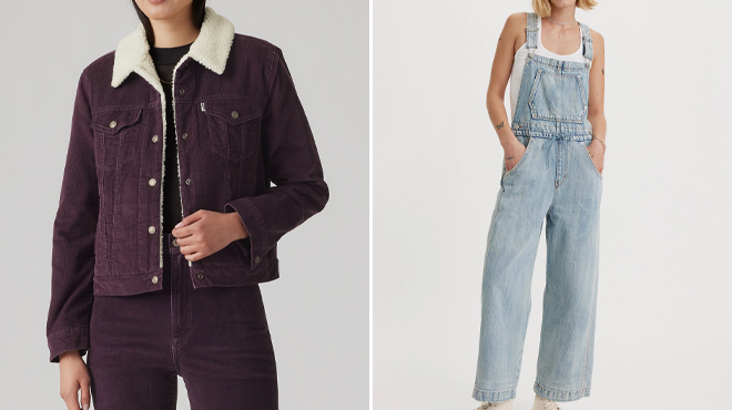 5 Levis Womens Trucker Jacket and Overalls