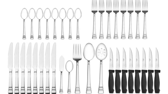 53 Piece Stainless Steel Flatware Set