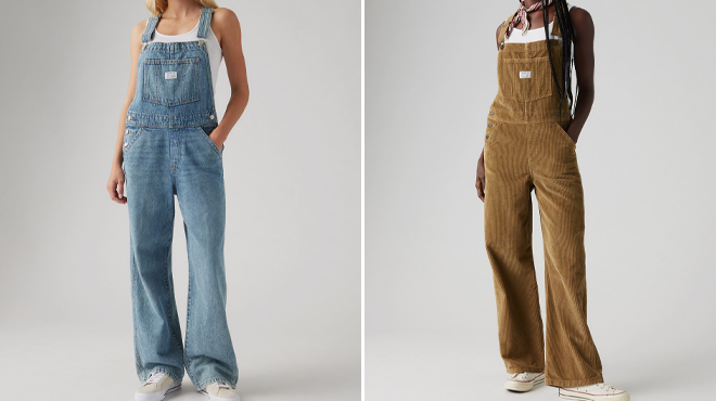 6 Levis Womens Overalls