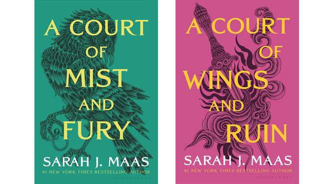 A Court of Mist and Fury by Sarah J Maas and A Court of Wings and Ruin by Sarah J Maas