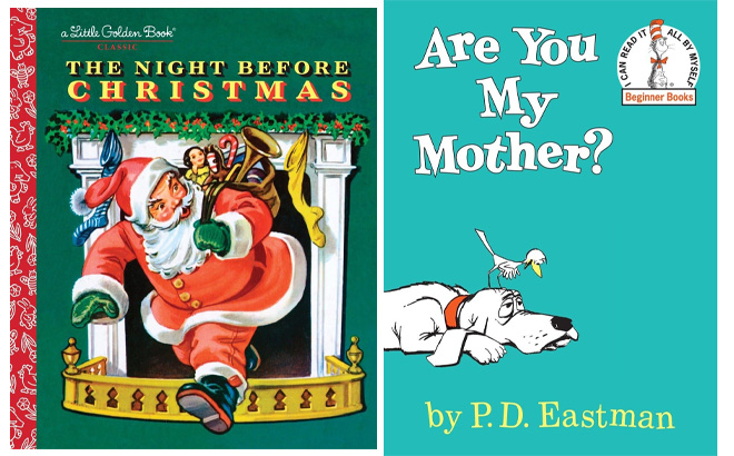 A Little Golden Book The Night Before Christmas and Are You My Mother Books