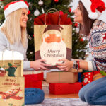 A Person Holding Beliiant Large Christmas Gift Bag