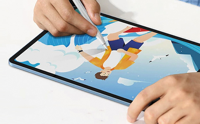 A Person Holding Stylus Pen for iPad