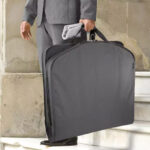 A Person Holding WallyBags Deluxe Travel Garment Bag