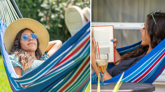 A Person Resting on a Bliss Hammock