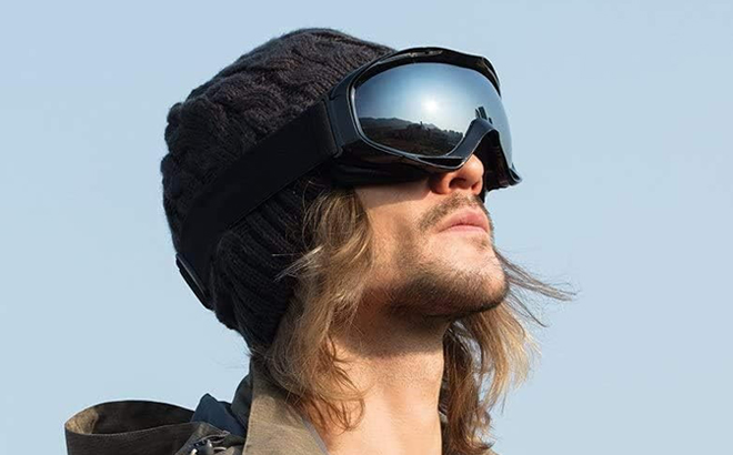 A Person wearing OutdoorMaster Ski Goggles 