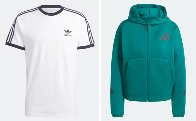 ADIDAS Z N E FULL ZIP HOODIE