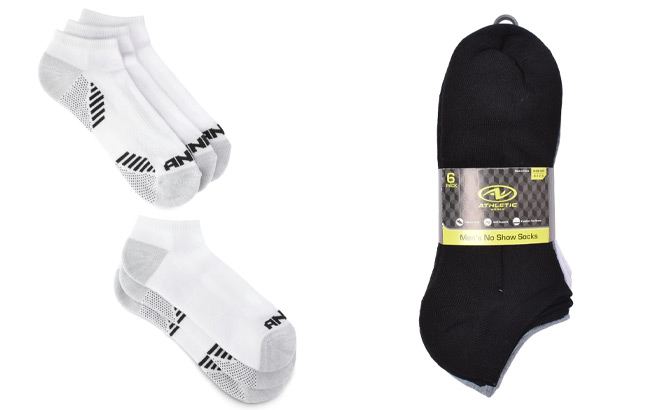 AND 1 Mens Pro Platinum Low Cut Socks 6 Pack