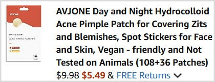 Acne Pimple Patches Checkout