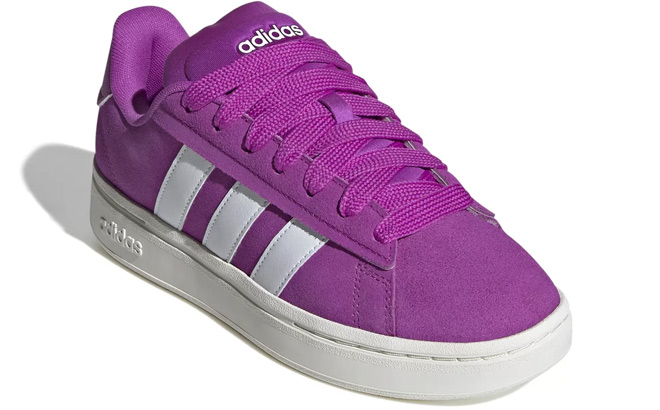 Adidas Womens Grand Court Alpha Sneakers Purple