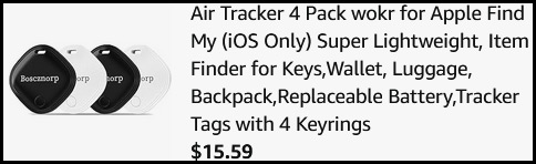 Air Trackers Order Summary