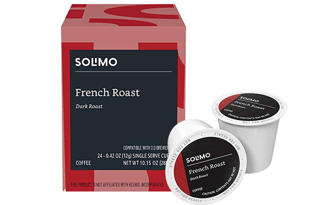 Amazon Brand Solimo Dark Roast Coffee Pods