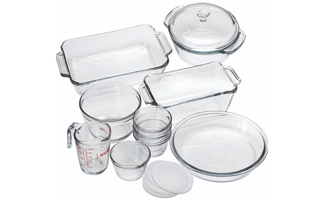 Anchor Hocking 15 Piece Oven Basics Bakeware Set