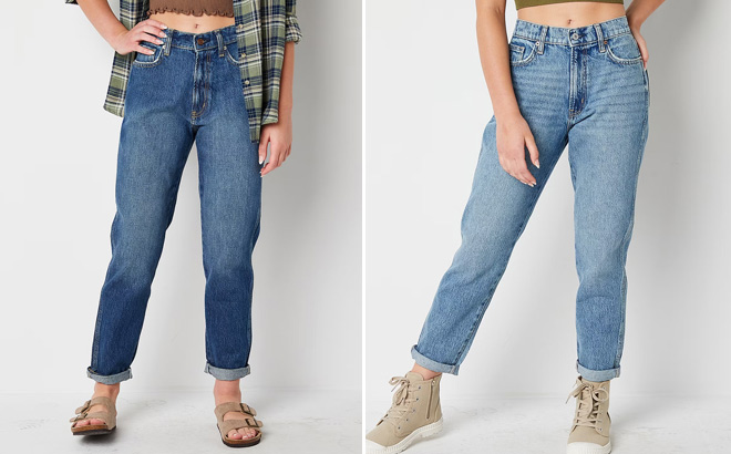 Arizona Womens Highest Rise Mom Jeans