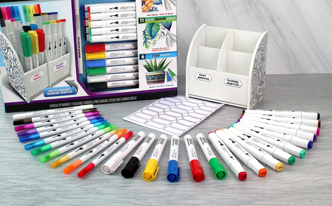 ArtSkills Premium 29 Piece Marker Set with Display