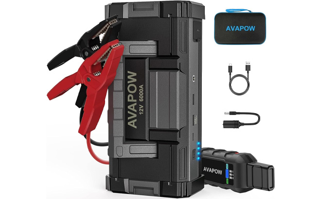 Avapow 6000A Car Battery Jump Starter