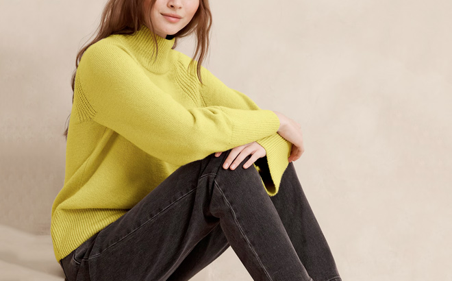 BRF COZY MOCK NECK SWEATER