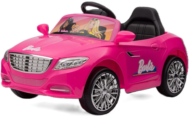 Barbie 6 Volt Convertible Ride on Car