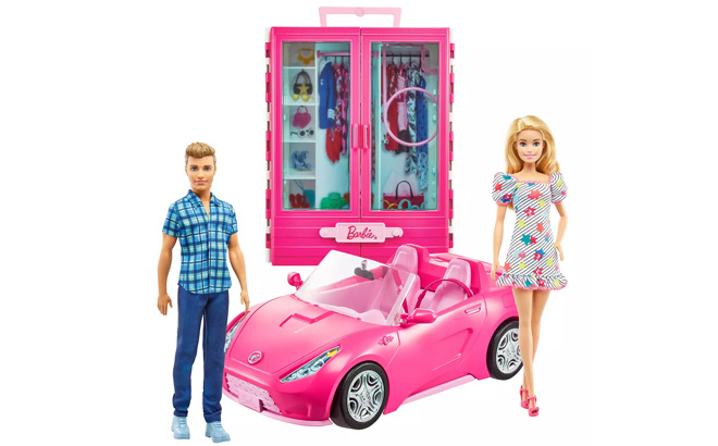 Barbie Ken Ultimate Closet with Handle Convertible Vehicle