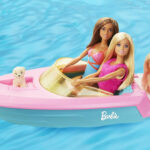 Barbie Toy Boat with Pet Puppy