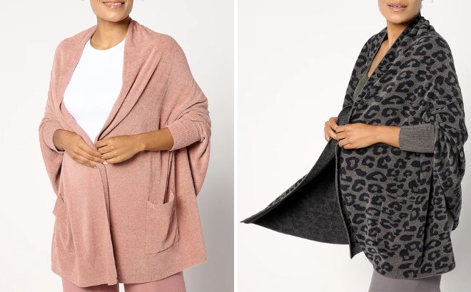 Barefoot Dreams CozyChic Ultra Lite Blanket Wrap