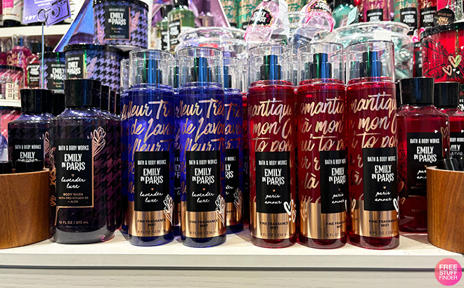 Bath Body Works Emily in Paris Body Mists