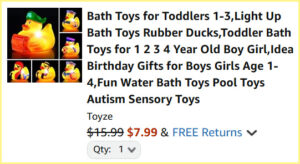 Bath Ducks at Checkout