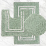 Bath Rugs 3 Piece Set