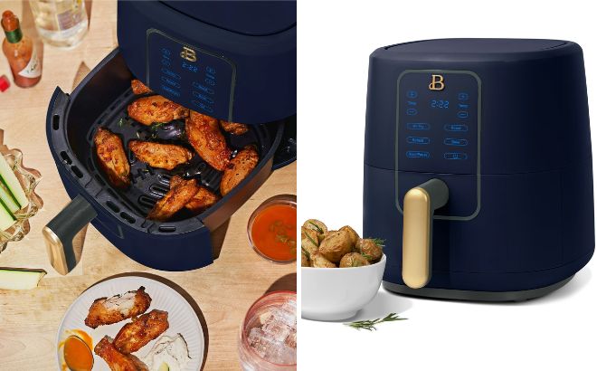 Beautiful 3 Qt Air Fryer with TurboCrisp Technology