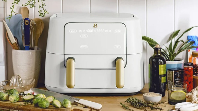 Beautiful by Drew Barrymore 9 Quart TriZone Air Fryer